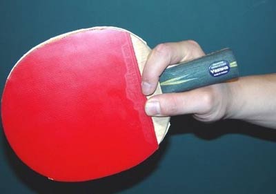 乒乓球拍的握拍方法